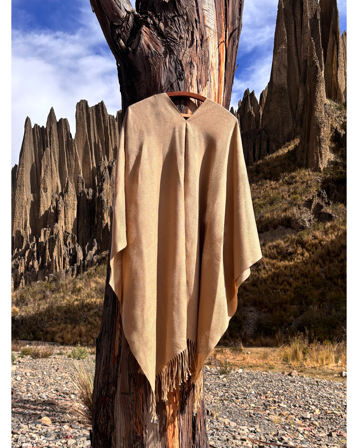 Classic Alpaca Poncho